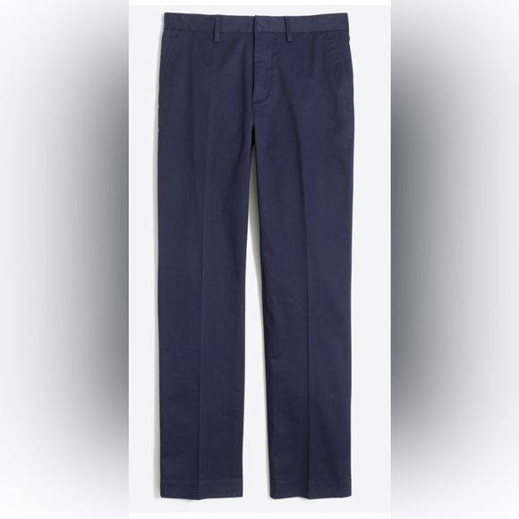 NWT J. Crew Bedford Men’s Blue Dress Pants Classic Straight-Leg 34/30 - Picture 9 of 9